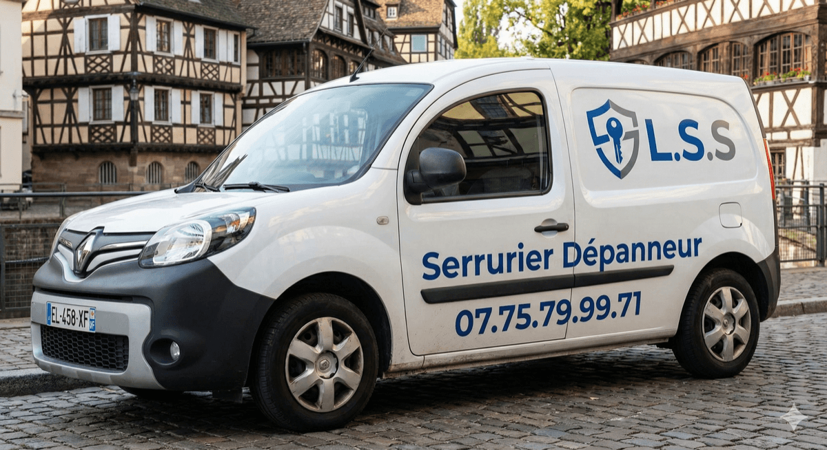 Véhicule d'intervention serrurier urgence Strasbourg