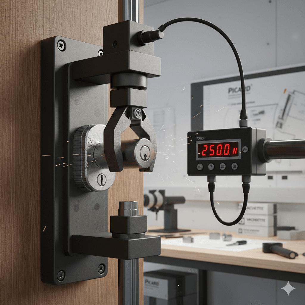 Test de résistance d'un cylindre de serrure